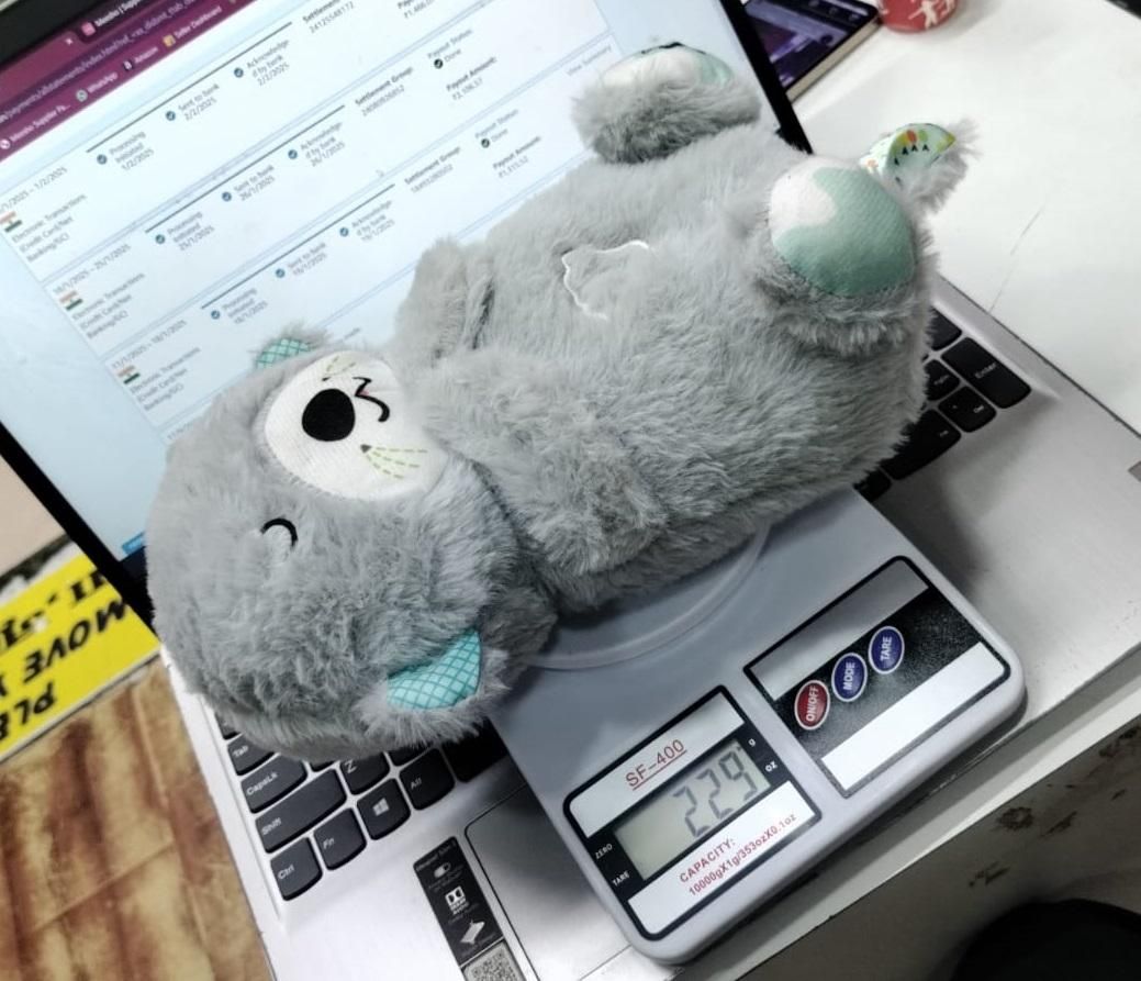 Breathing Teddy Bear with Soothing Music – Plush Comfort Toy for Kids