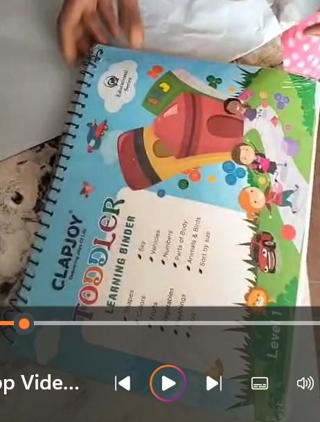 Toddler Learning Binder – Interactive Activity Book for Early Education