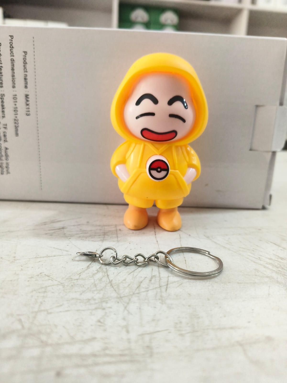 Shinchan Face Changing Keychain – Funny Mood Flip Keyring for Kids & Fans