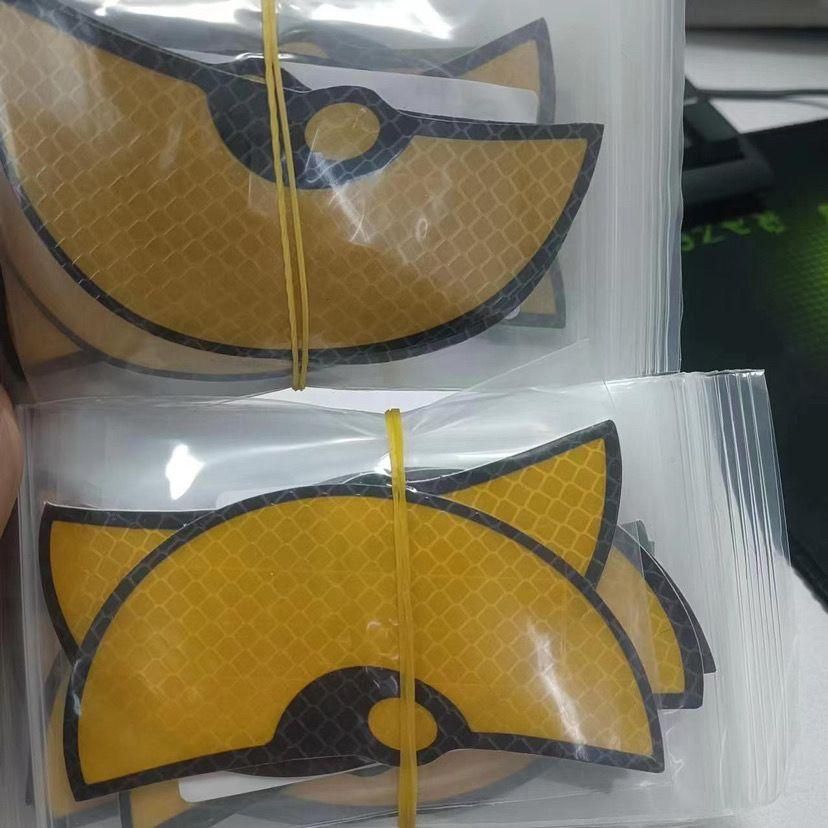 Monster Eyes Car Reflective Stickers – 4-Piece Set (Pack of 2)