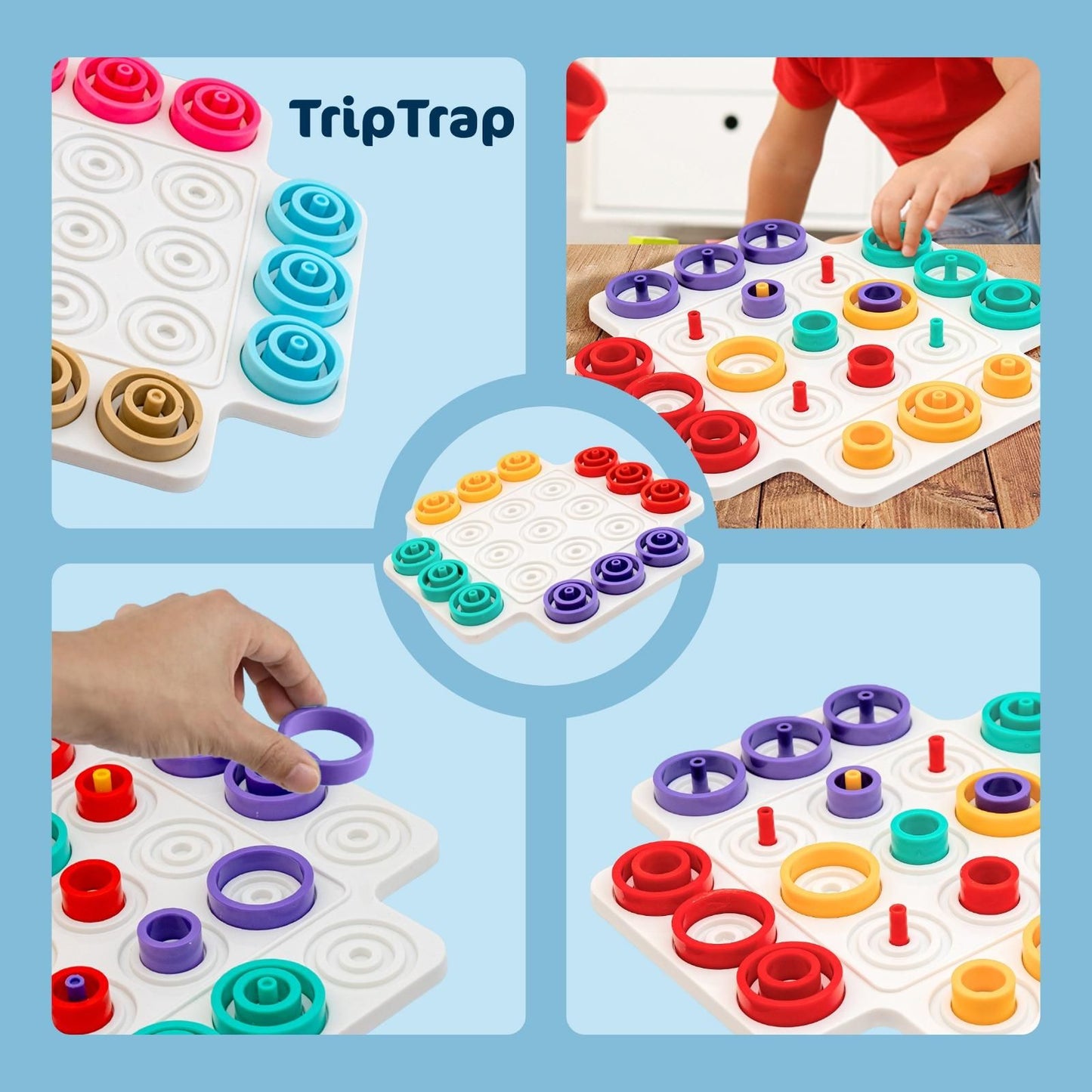 Trip Trap Educational Puzzle Game – Fun Brain Teaser for Kids