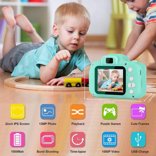 Digital Video Camera for Kids – Fun HD Toy Camera with Screen & Recording