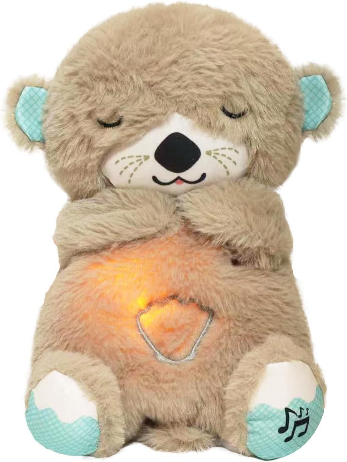 Breathing Teddy Bear with Soothing Music – Plush Comfort Toy for Kids