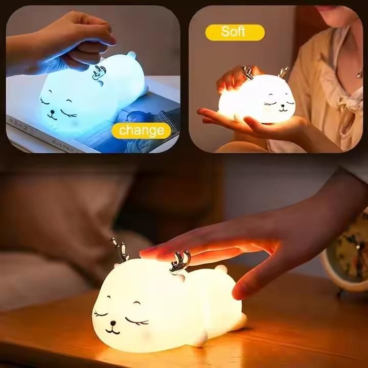 Nursery Night Lights with Battery – Soft Glow Sleep Companion for Babies & Kids