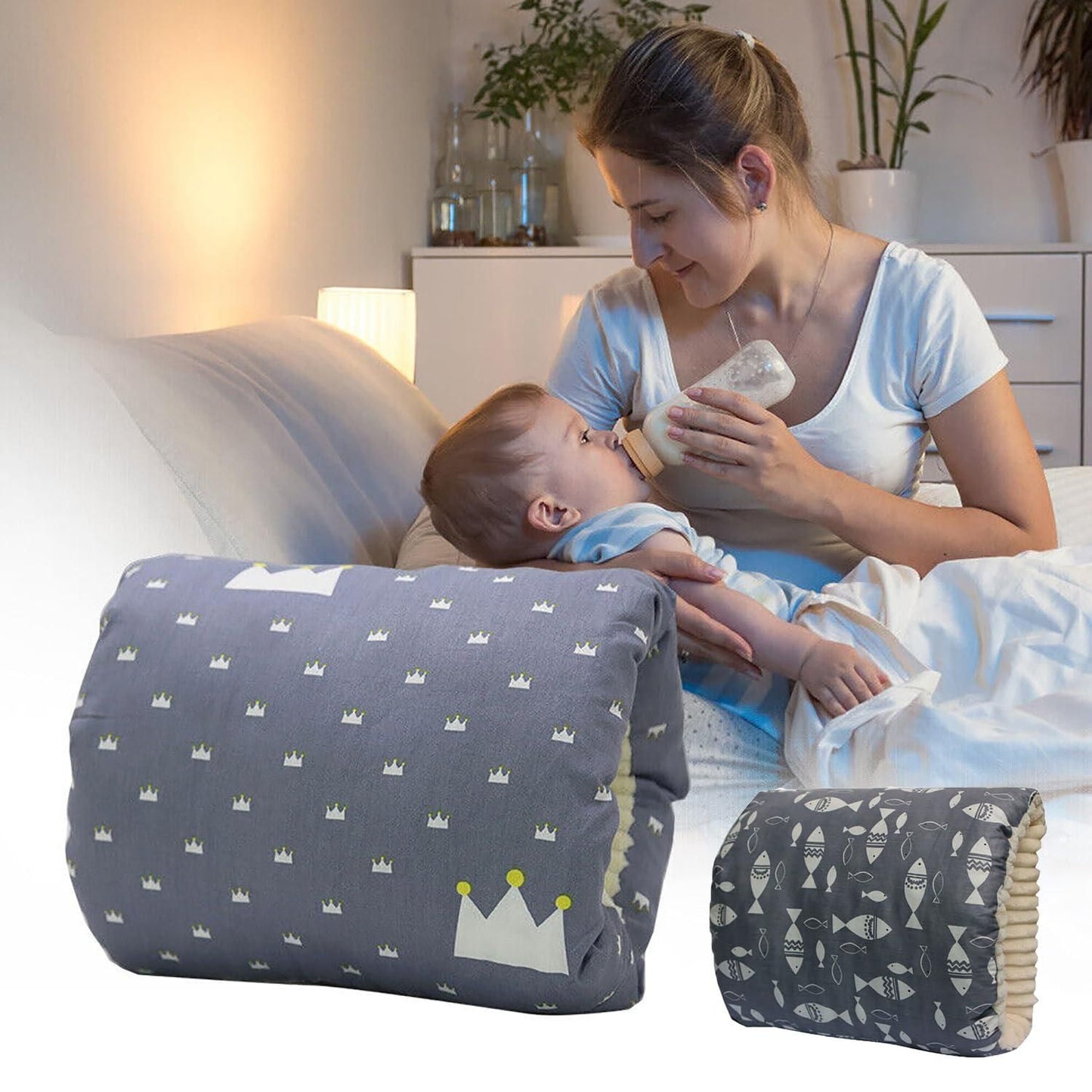 Cozie Cradle Baby Pillow – Soft, Supportive Nursing & Feeding Comfort!