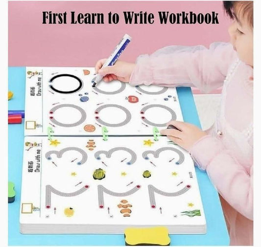 Pen Control Training Exercise Book – Handwriting & Tracing Practice for Kids