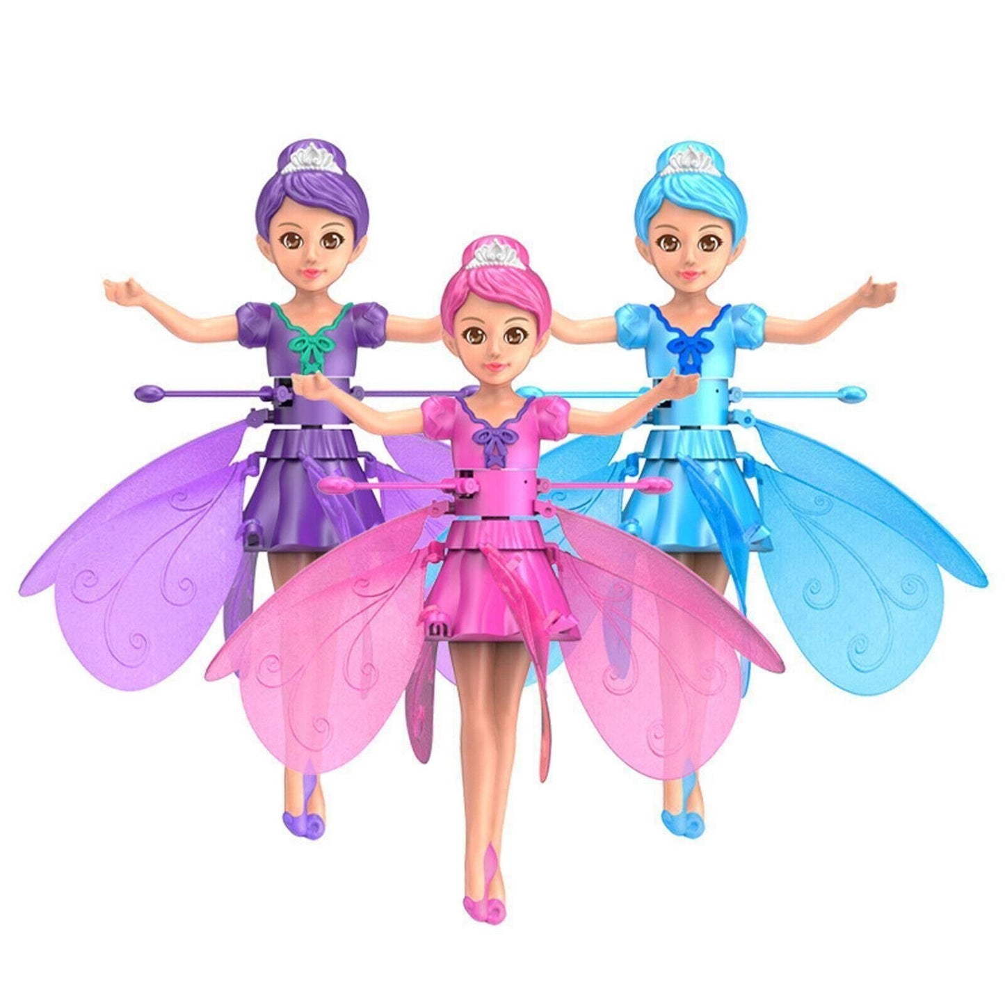 Magic Flying Fairy Doll – Twirl & Fly with Graceful Wings!