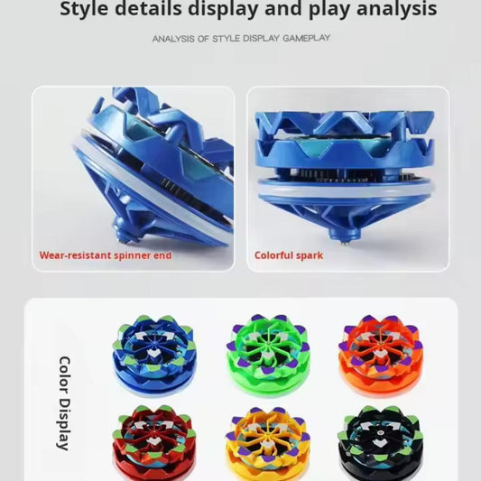 Handheld Thundering Gyroscope Toy for Kids – Spin, Flash & Roar Fun (Pack of 1)