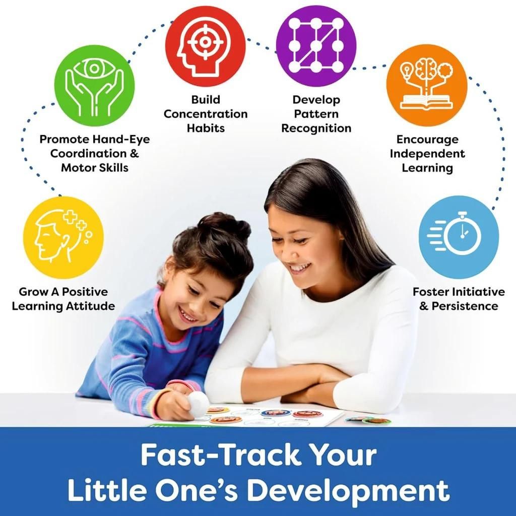 Toddler Learning Binder – Interactive Activity Book for Early Education