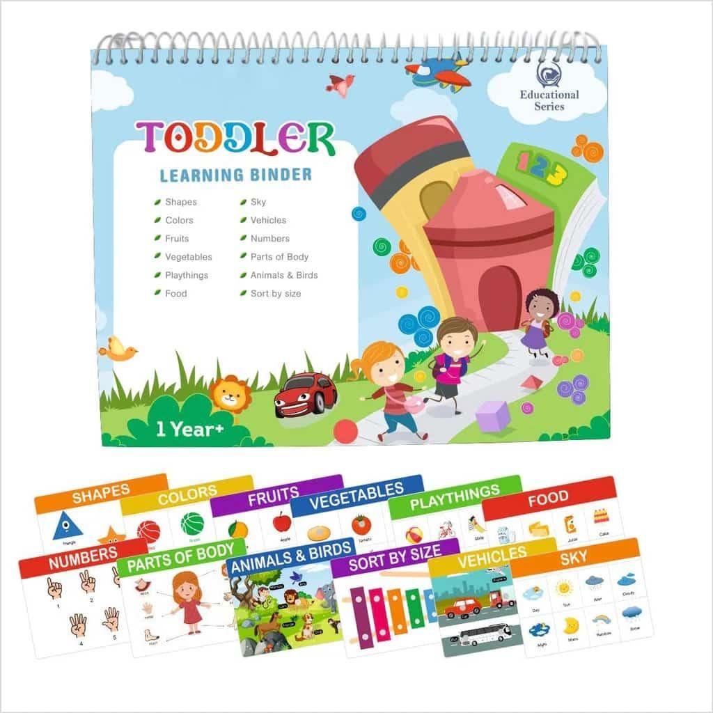 Toddler Learning Binder – Interactive Activity Book for Early Education