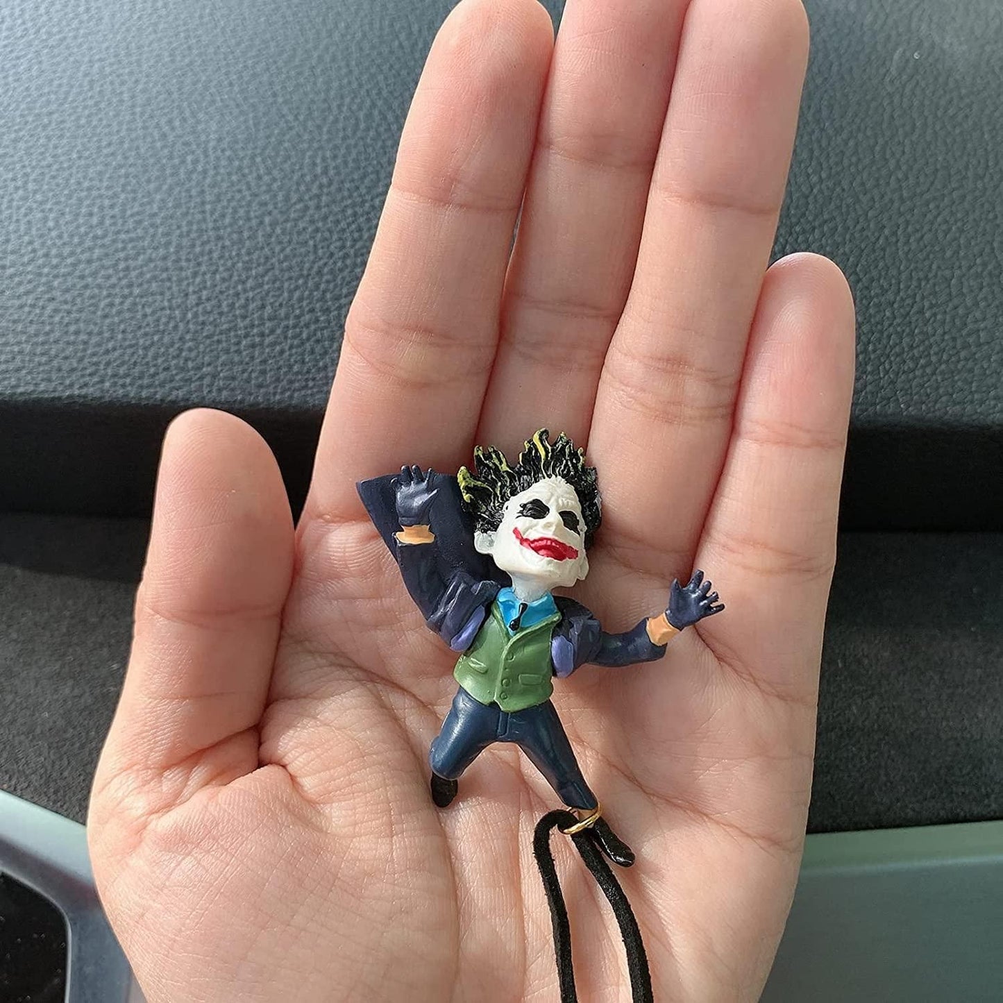 Joker Rearview Mirror Hanging – Quirky Clown Car Decor for Comic Lovers