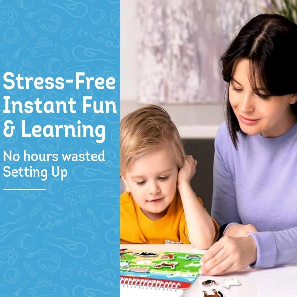 Toddler Learning Binder – Interactive Activity Book for Early Education