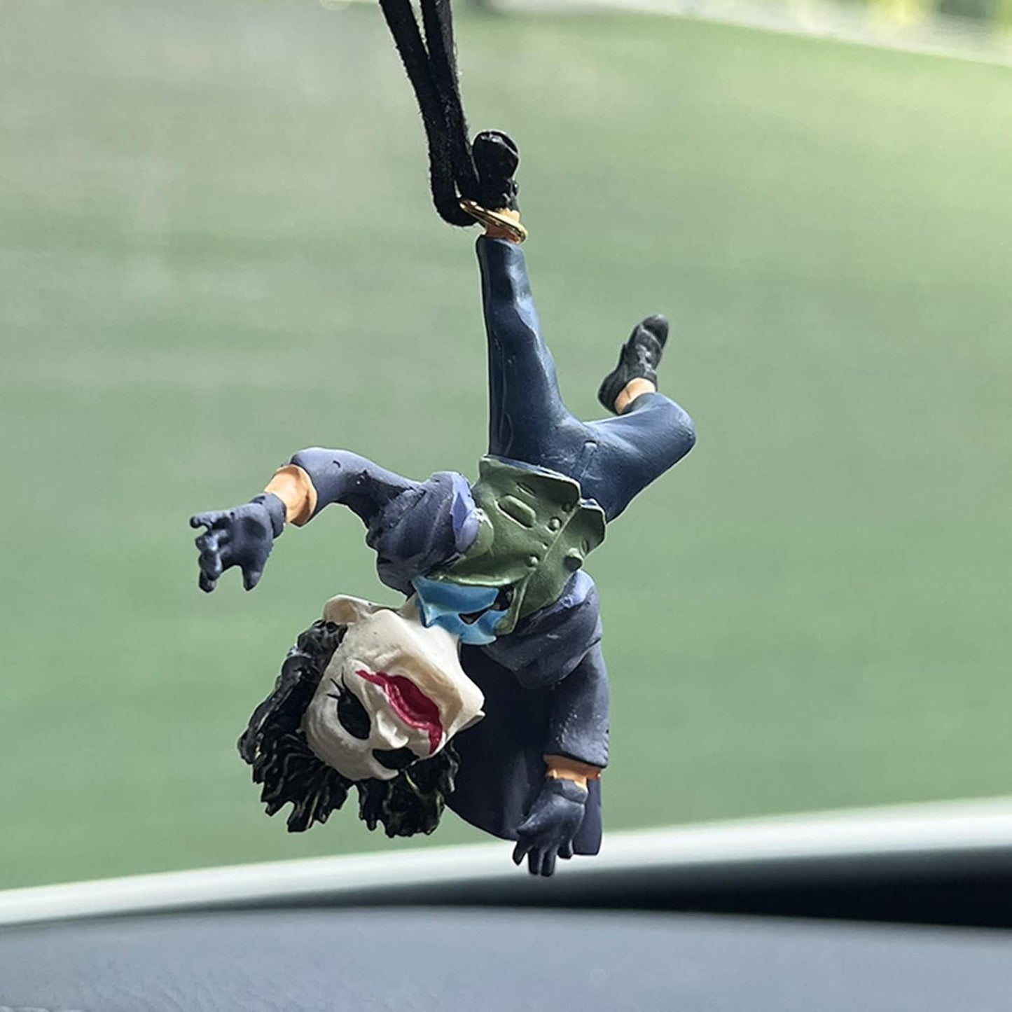Joker Rearview Mirror Hanging – Quirky Clown Car Decor for Comic Lovers