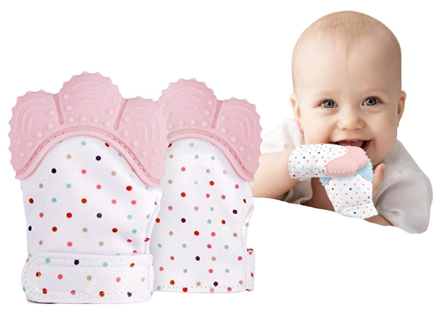 Silicone Teether Glove for Babies – Self-Soothing Chew Toy for Tiny Hands!