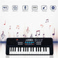 37-Key Piano Keyboard Toy – With Mic, USB Power & Sound Recording!