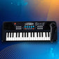 37-Key Piano Keyboard Toy – With Mic, USB Power & Sound Recording!