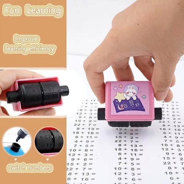 Birud Addition Roller Stamps – Fun Math Practice Tools for Kids!