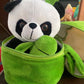 Cute Panda Plush with Bamboo – Soft Stuffed Animal Toy