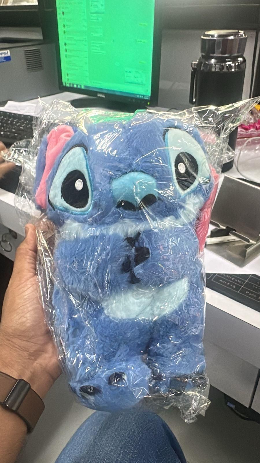 Musical Breathing Stitch Doll – Plush Toy with Soothing Lights & Sound