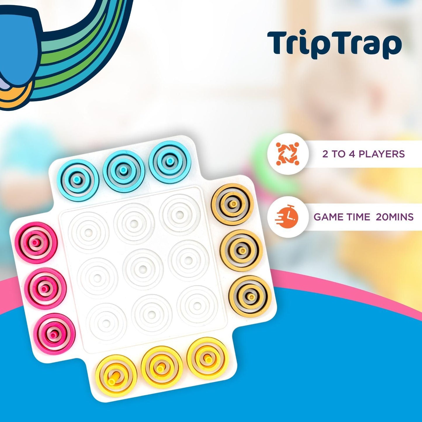 Trip Trap Educational Puzzle Game – Fun Brain Teaser for Kids