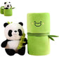 Cute Panda Plush with Bamboo – Soft Stuffed Animal Toy