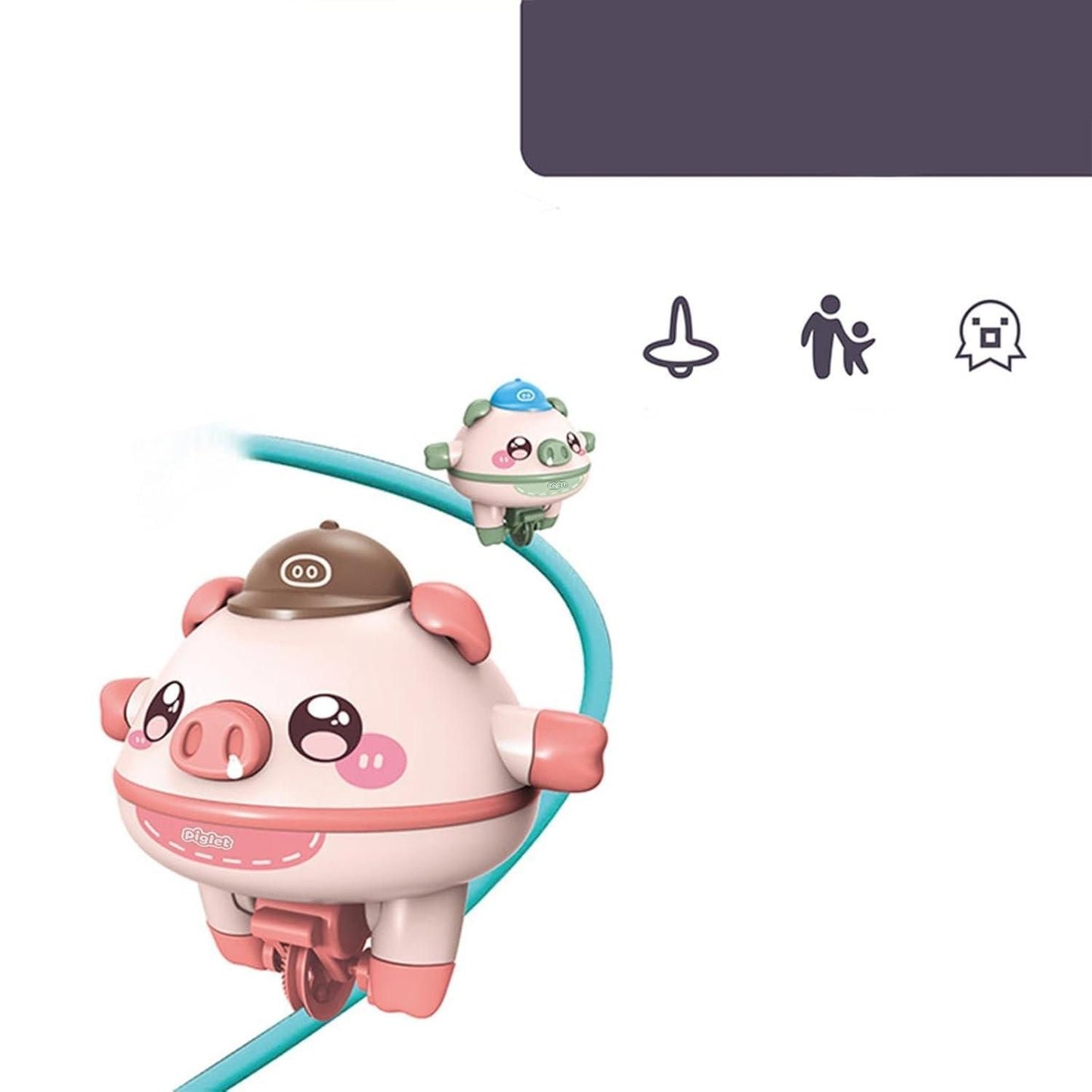 Tightrope Walking Tumbler Pig – Wobbly, Walky Fun for Kids!