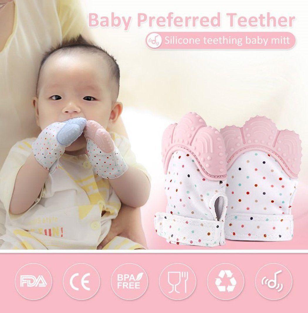 Silicone Teether Glove for Babies – Self-Soothing Chew Toy for Tiny Hands!