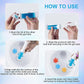 Toilet Deodorant Gel Stamps – Long-Lasting Floral Freshness (Pack of 1)