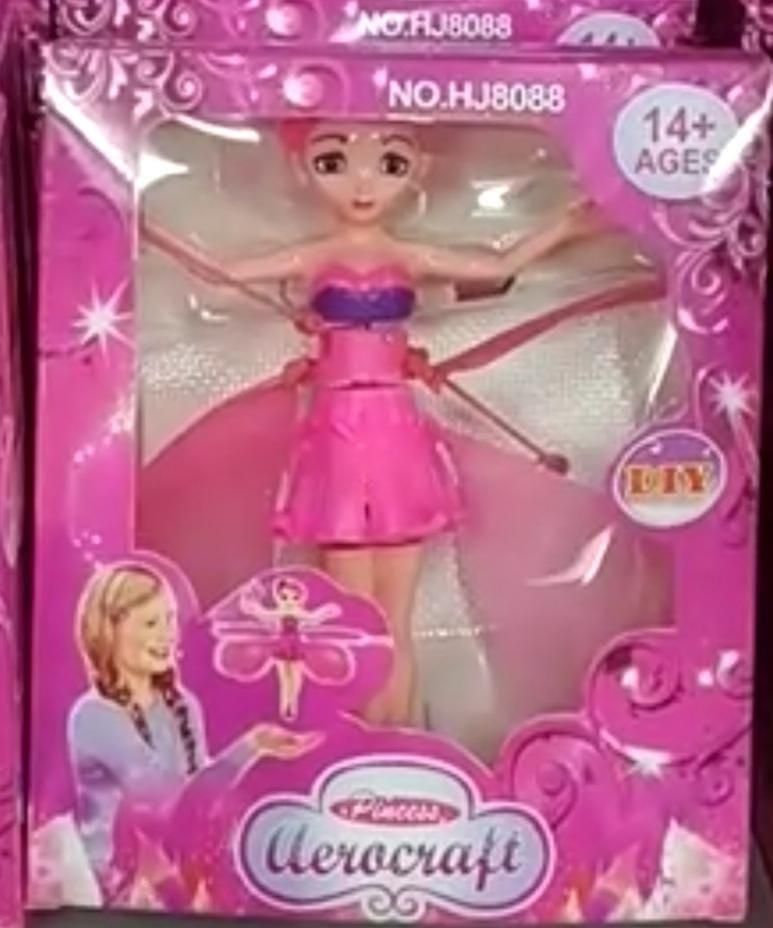 Magic Flying Fairy Doll – Twirl & Fly with Graceful Wings!