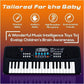 37-Key Piano Keyboard Toy – With Mic, USB Power & Sound Recording!