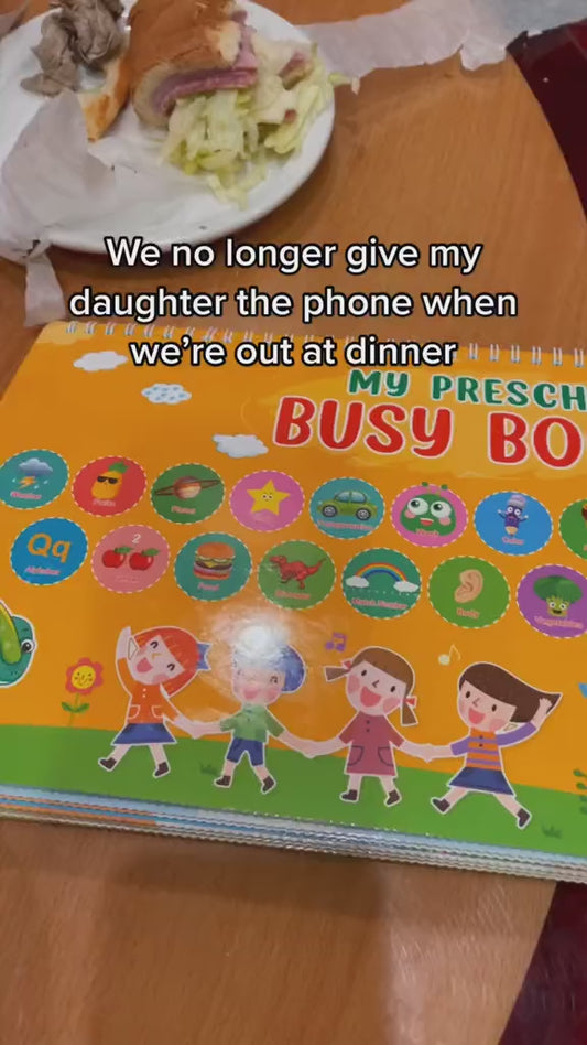 Toddler Learning Binder – Interactive Activity Book for Early Education