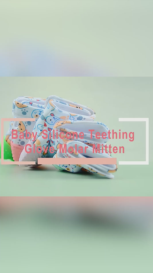 Silicone Teether Glove for Babies – Self-Soothing Chew Toy for Tiny Hands!