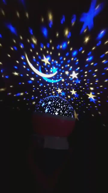 Star Master Dream Rotating Projection Lamp – Color Changing Night Light